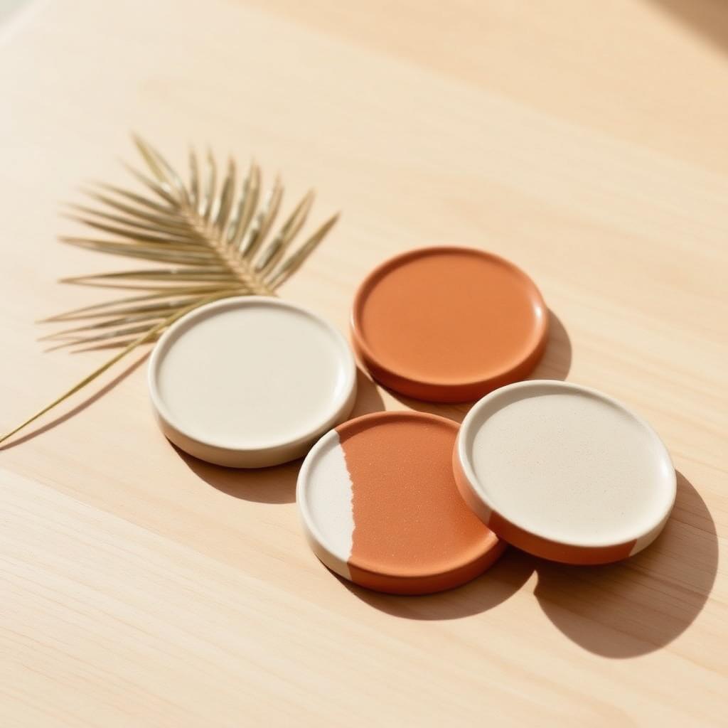 Terracotta & Sand Coasters