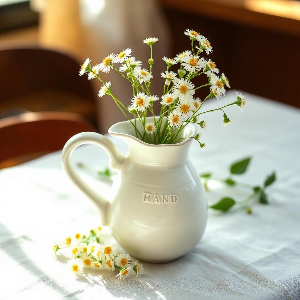 Hand-thrown Ceramic Pitcher